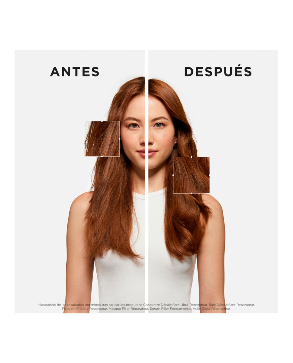 Sérum Reparador y Rellenador Antiencrespamiento Cabello Dañado Filler? Fondamental Kérastase - 90 ml 4