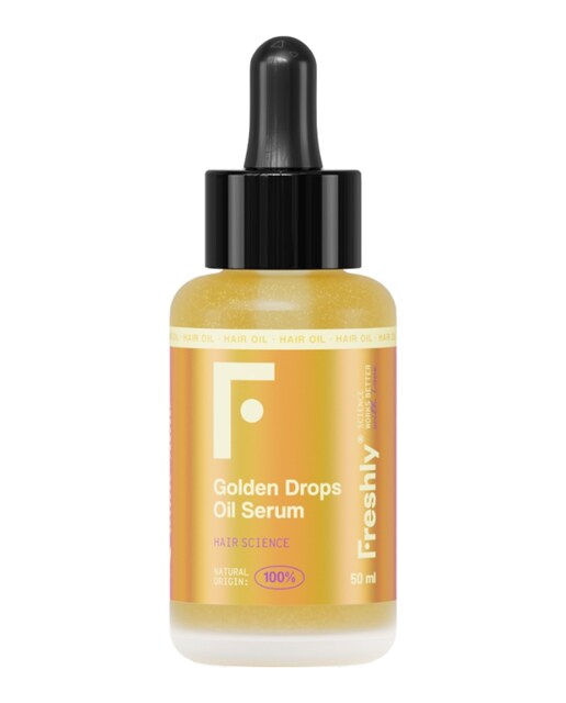 Aceite capilar 100% natural Golden Drops Oil Serum 50 ml Freshly Cosmetics