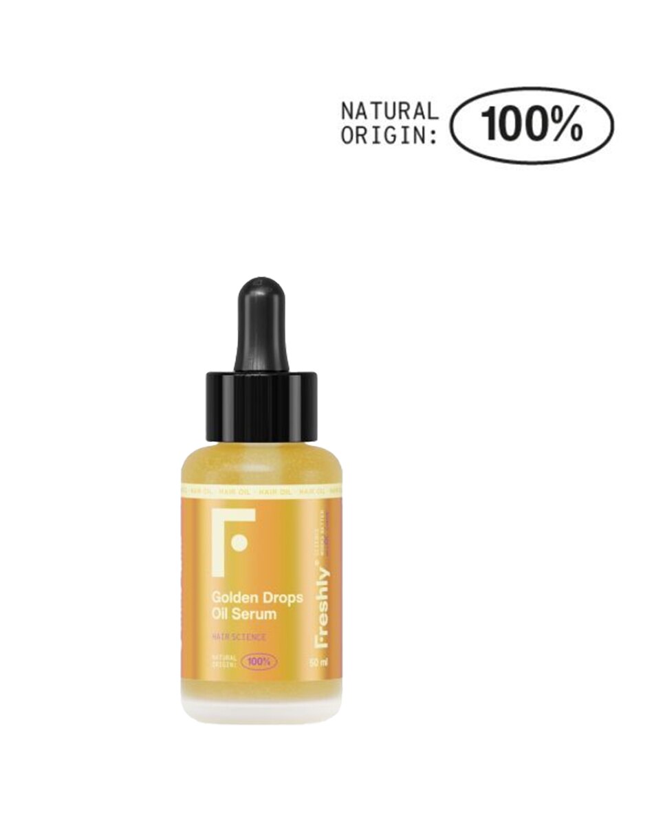 Aceite capilar 100% natural Golden Drops Oil Serum Freshly Cosmetics - 50 ml 2