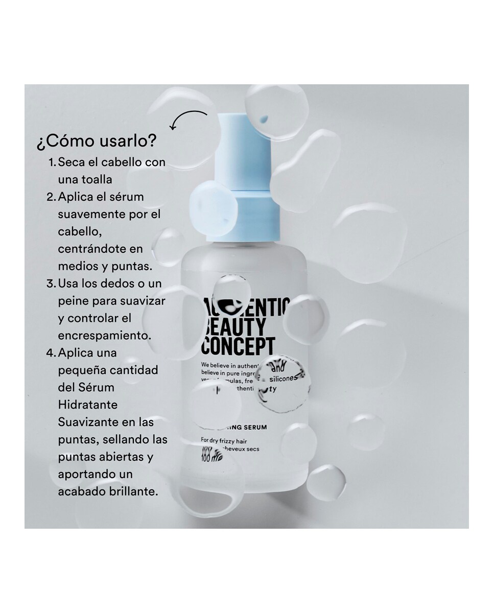 Sérum Capilar Hidratrante Suavizante 100 ml Auhtentic Beauty Concept 4