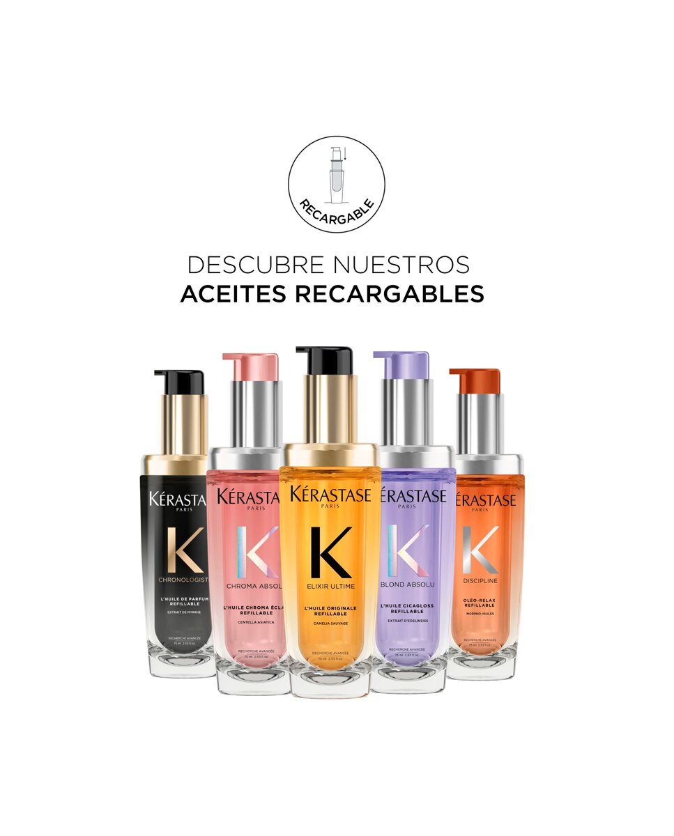 Fragancia en Aceite para el cabello Chronologiste L'Huile de Parfum Recarga Kérastase - 75 ml 8