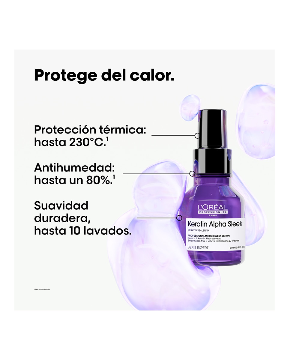 Sérum Capilar Mirro Sleek Keratin Alpha Sleek Serie Expert 50 Ml L'Oréal Professionnel 2