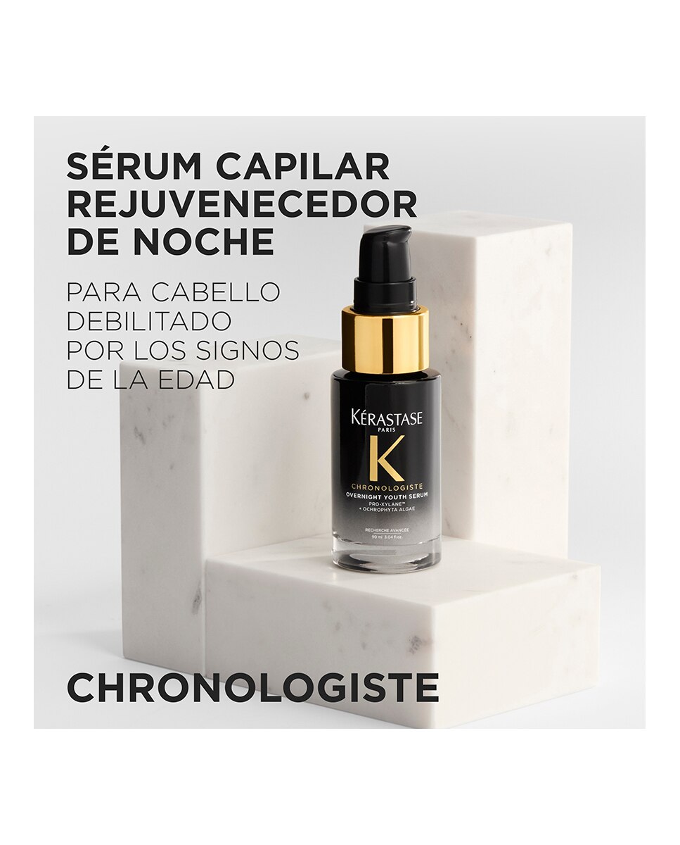 Sérum Capilar Rejuvenecedor de Noche Chronologiste Kérastase - 30 ml 2