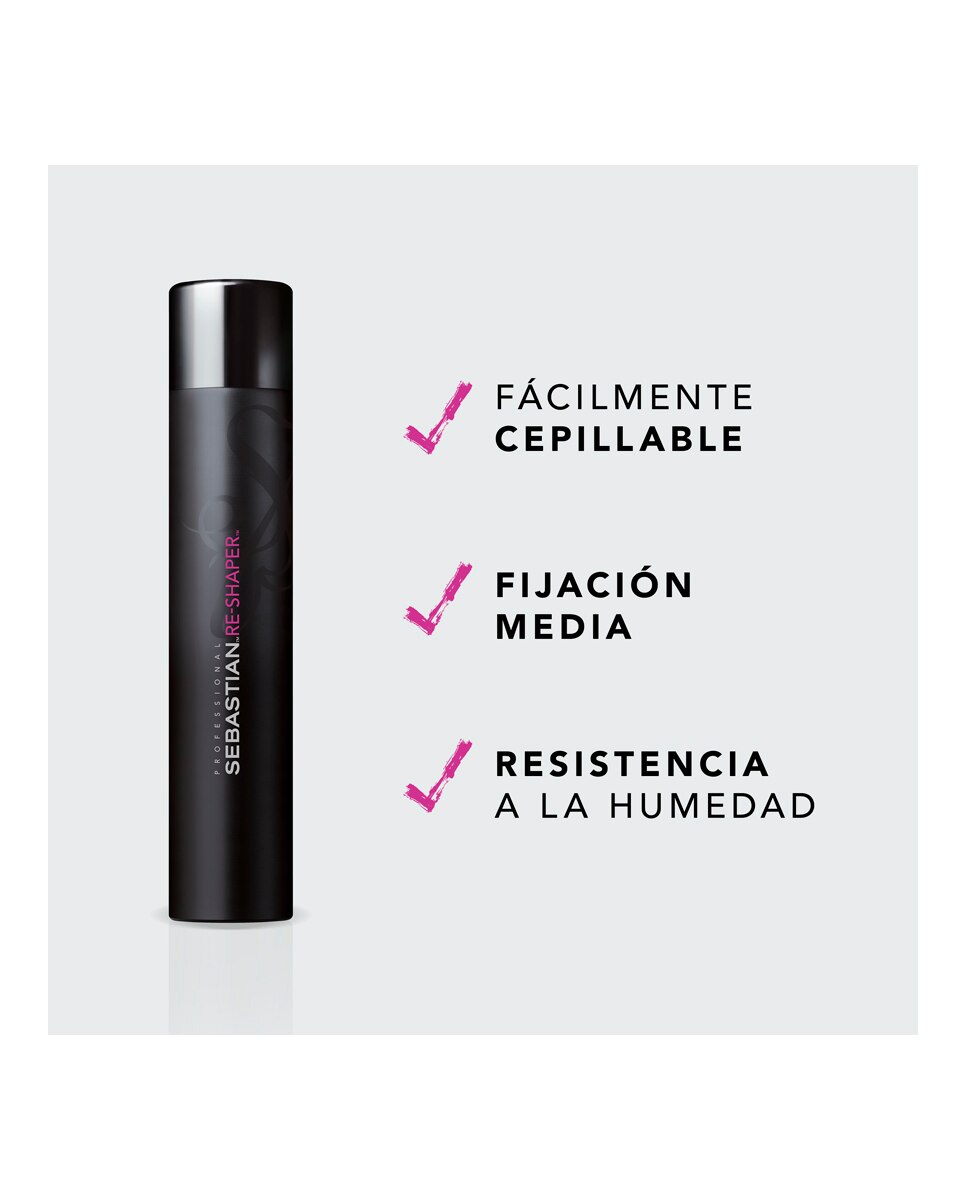 Spray para el cabello de fijación fuerte Re-Shaper 400 ml Sebastian Professional - 400 ml 2