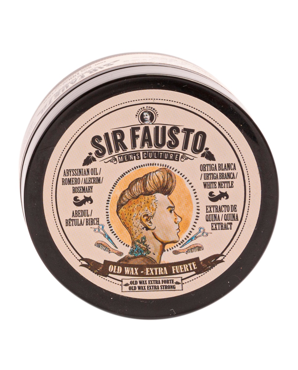SIR FAUSTO - Cera de peinado Old Wax Extra fuerte 100 ml Sir Fausto.