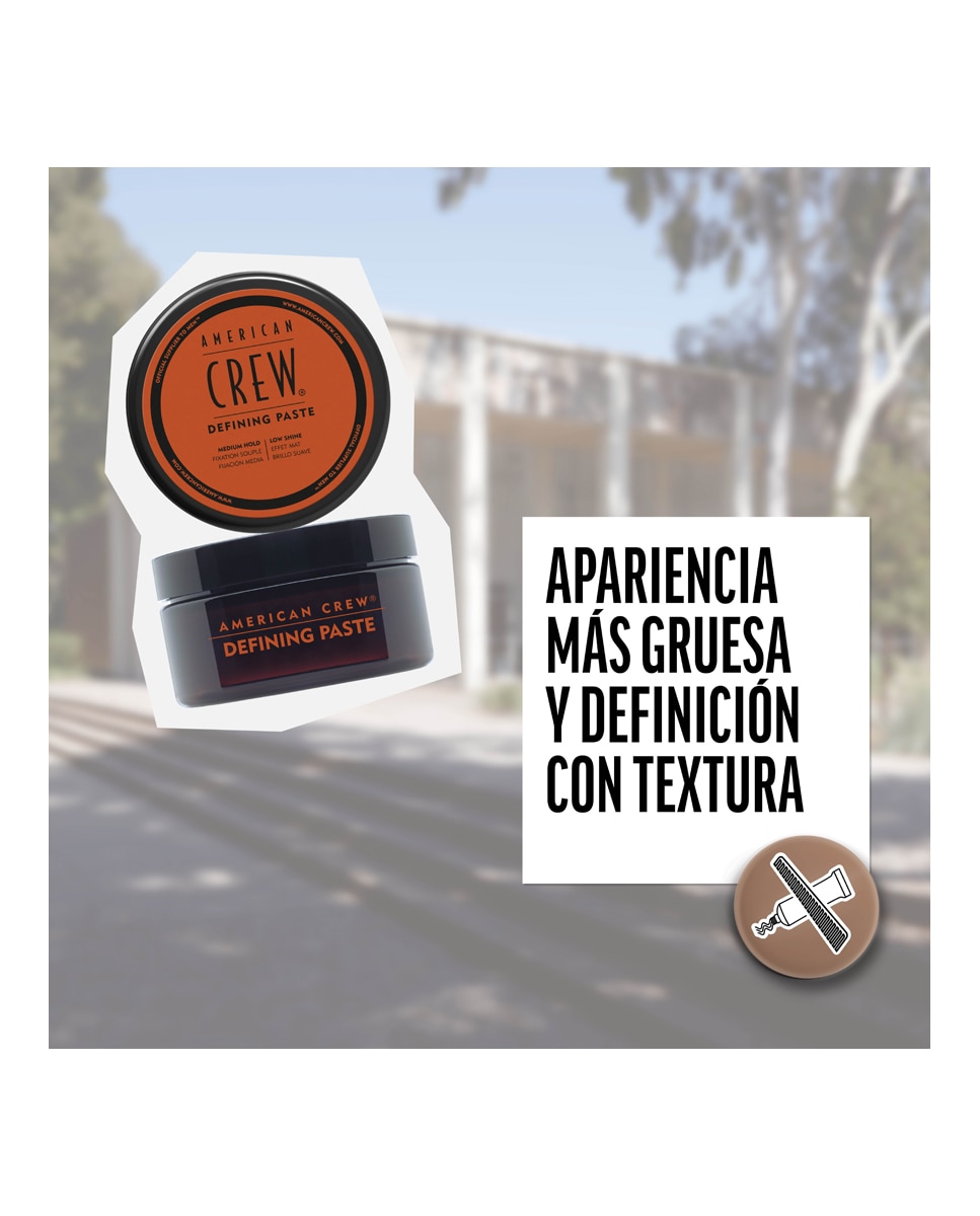Fibra de fijación media Defining Paste 85 g American Crew - 85 g 6