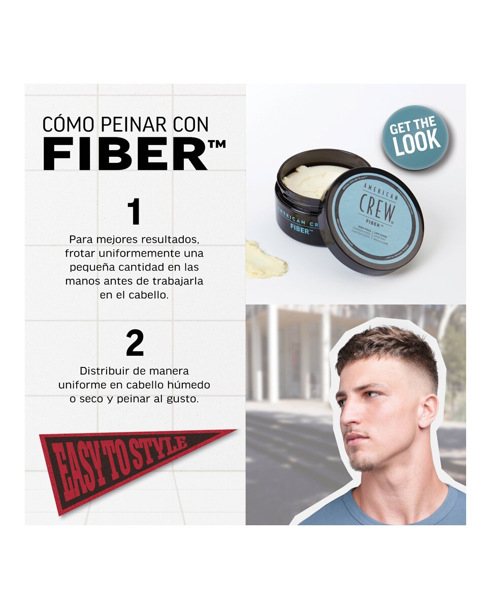 Fibra de fijación fuerte Fiber American Crew - 85 g 4