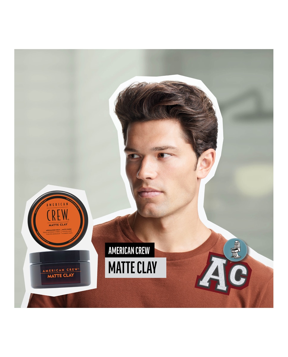 Arcilla de peinado AC Matte Clay American Crew - 85 g 4