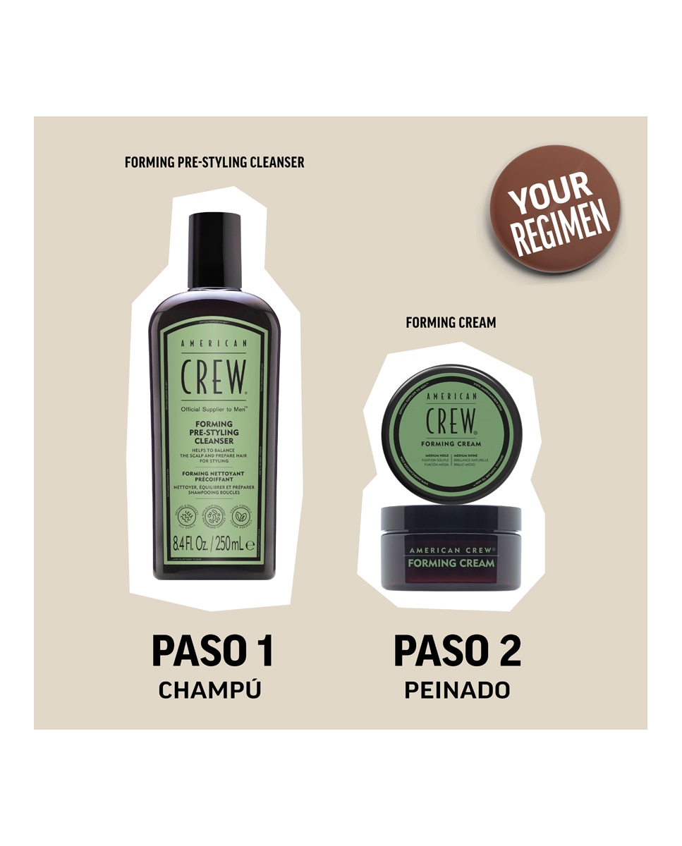 Crema de fijación AC Forming Cream American Crew - 85 g 2