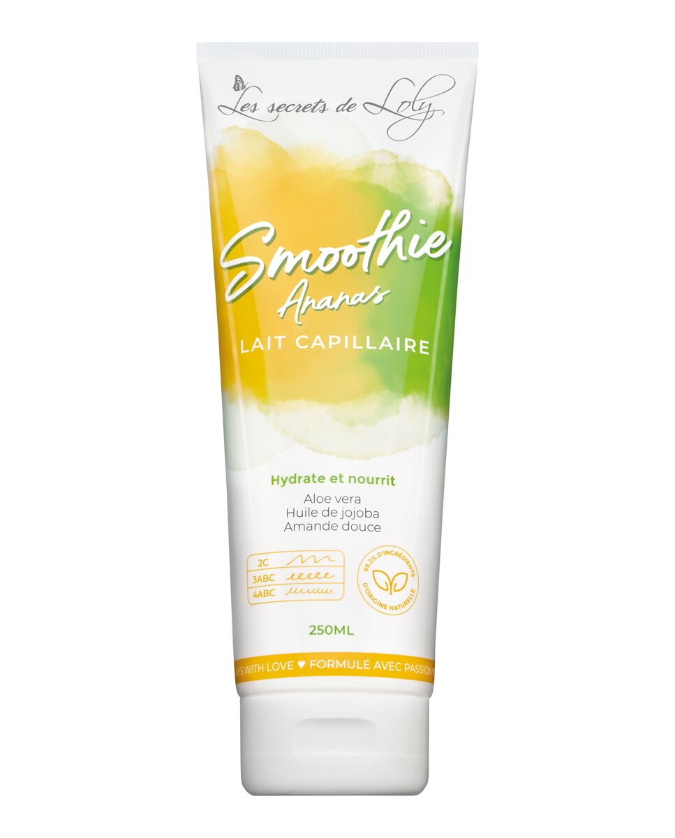 Les Secrets De Loly - Leche Nutritiva Capilar Smoothie Ananas 250 Ml Les Secrets De Loly.