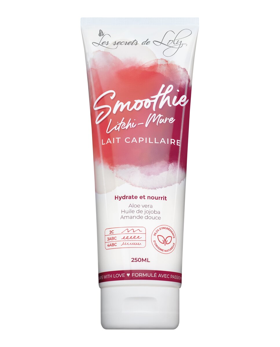 Les Secrets De Loly - Leche Nutritiva Capilar Smoothie Litchi Mure 250 Ml Les Secrets De Loly.