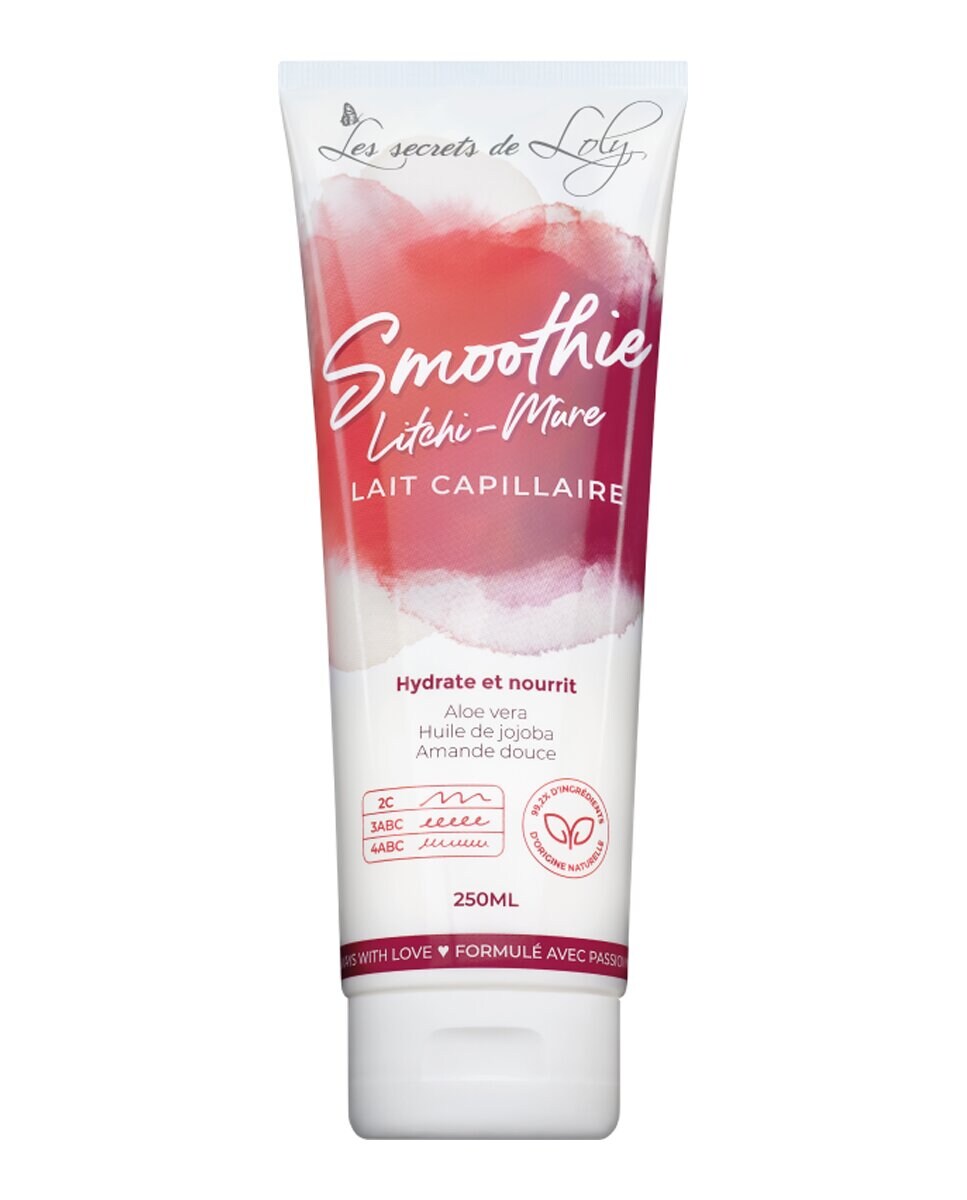 Leche Nutritiva Capilar Smoothie Litchi Mure 250 Ml  Les Secrets De Loly 1