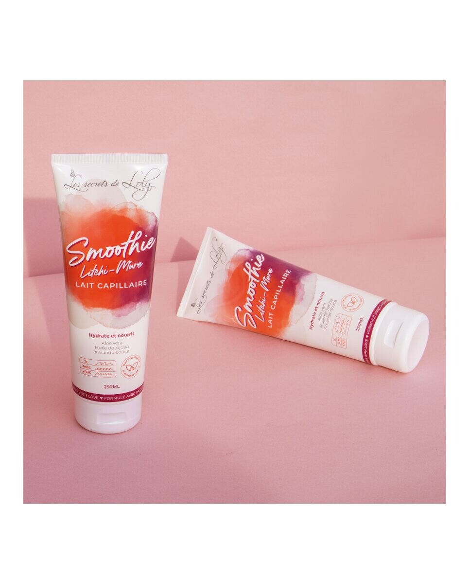 Leche Nutritiva Capilar Smoothie Litchi Mure 250 Ml  Les Secrets De Loly 4