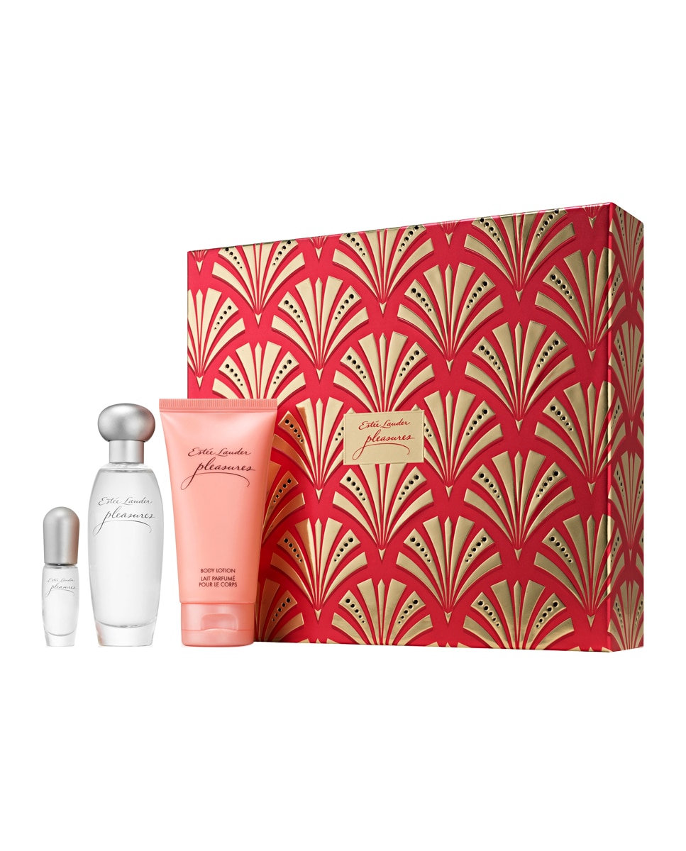 Imagen 0 de Estuche de regalo Pleasure Perfume, Loción Corporal y Perfume de viaje Estée Lauder