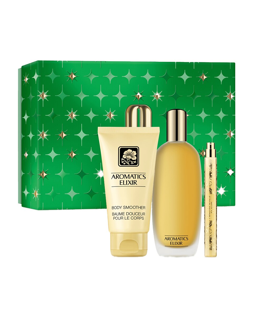 Estuche Navidad Fragancia Aromatics Elixir Mix Clinique 1