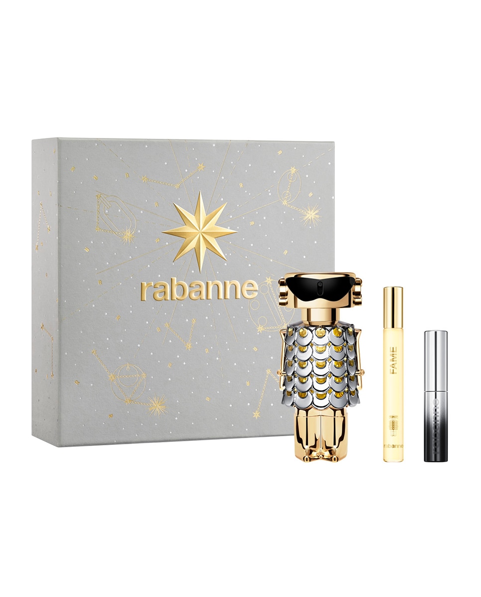Imagen de Rabanne Fame estuche perfume 80 ml + 10 ml 4,5 ml Mascara Deep Black en OfertitasTOP