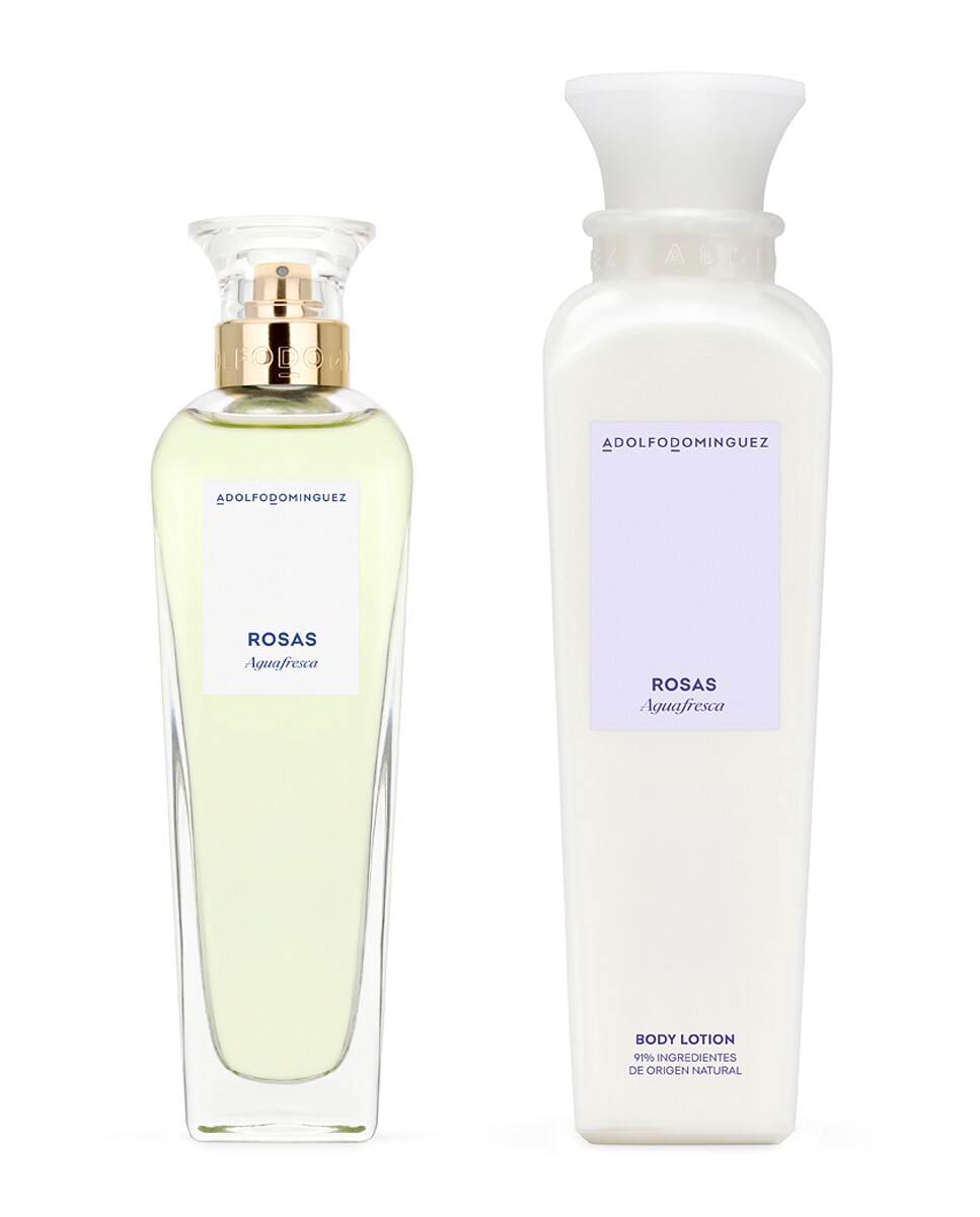 Perfumería Agua Fresca De Rosas Adolfo Dominguez Primor Bergamota
