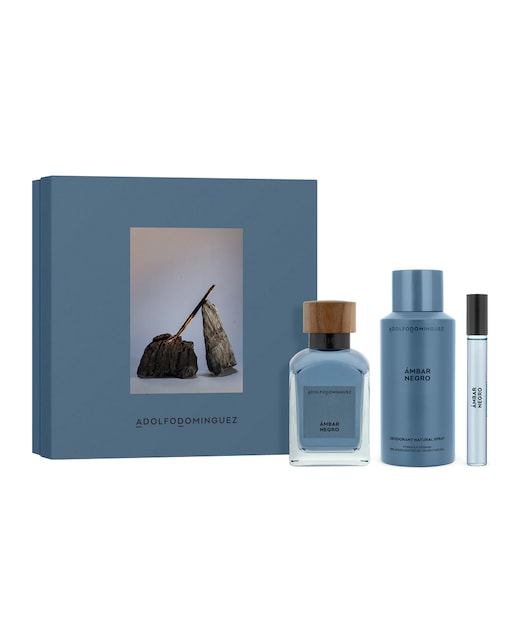 Adolfo Dominguez – Estuche de regalo Eau de Parfum Ámbar Negro Adolfo Dominguez.