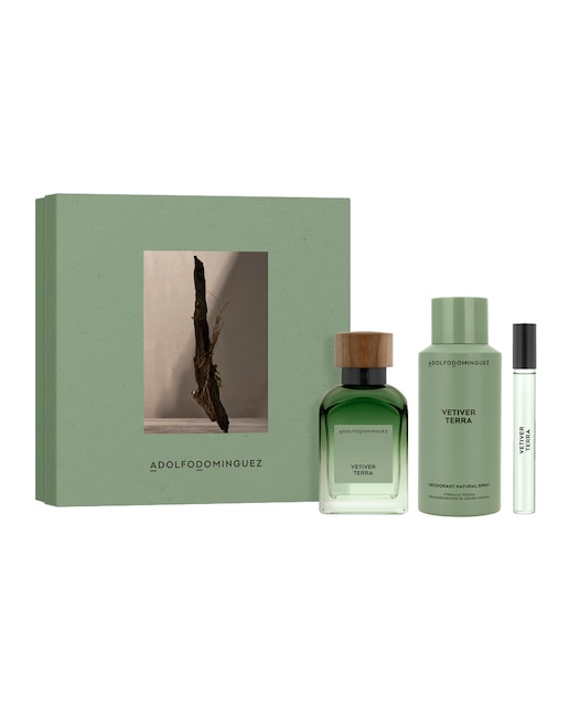 Adolfo Dominguez – Estuche de regalo Eau de Parfum Vetiver Terra Adolfo Dominguez.
