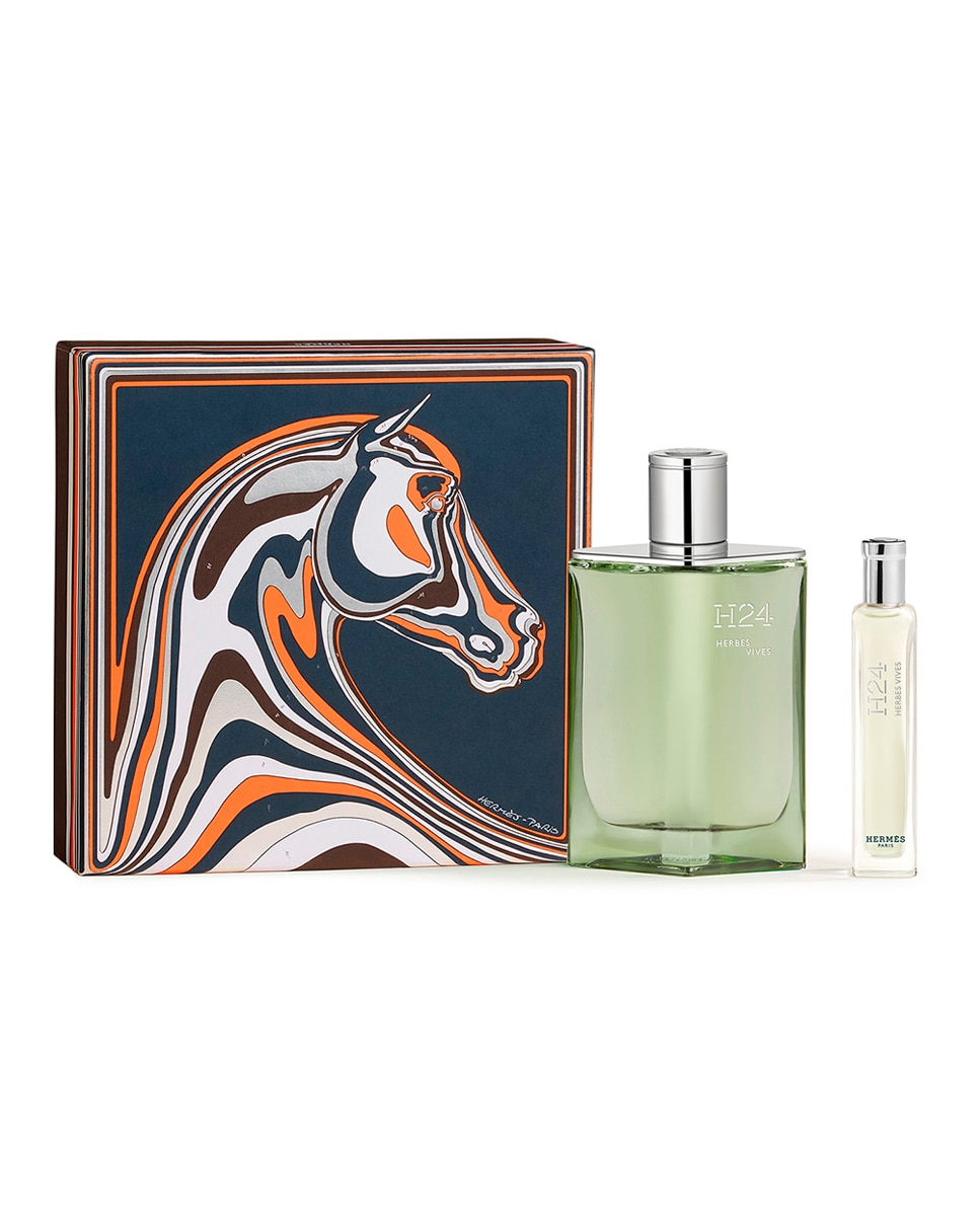Hermès – Estuche de regalo Eau de parfum H24 Herbes Vives Hermès.