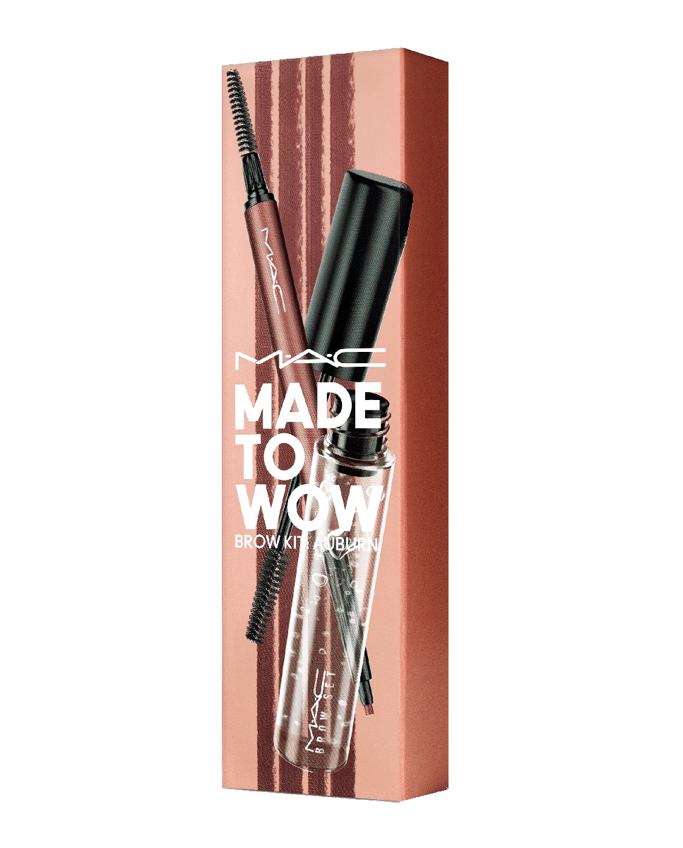 Estuche De Regalo Cejas Made To Wow Brow Kit M.A.C - Auburn Auburn-4