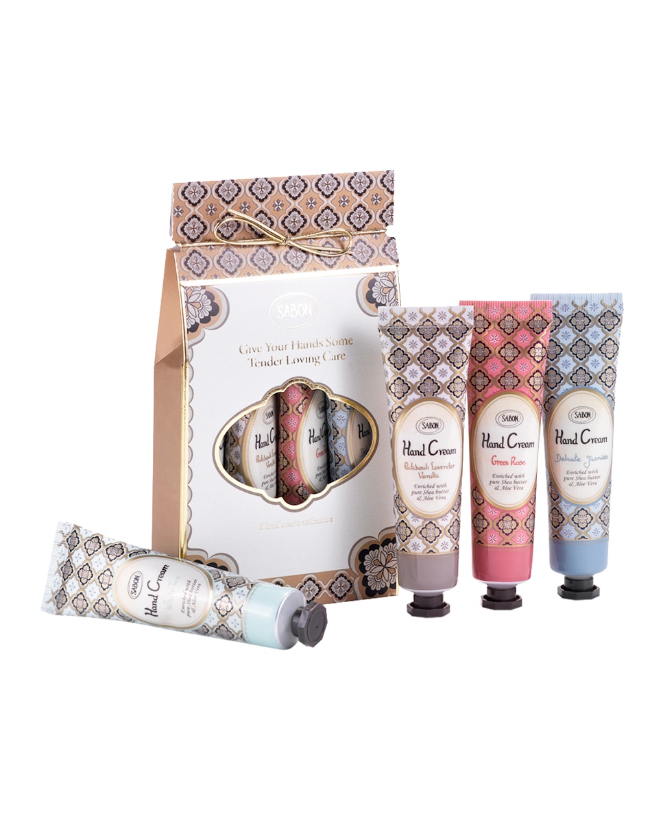 Sabon - Estuche de regalo Cuatro Cremas de Manos Sabon.