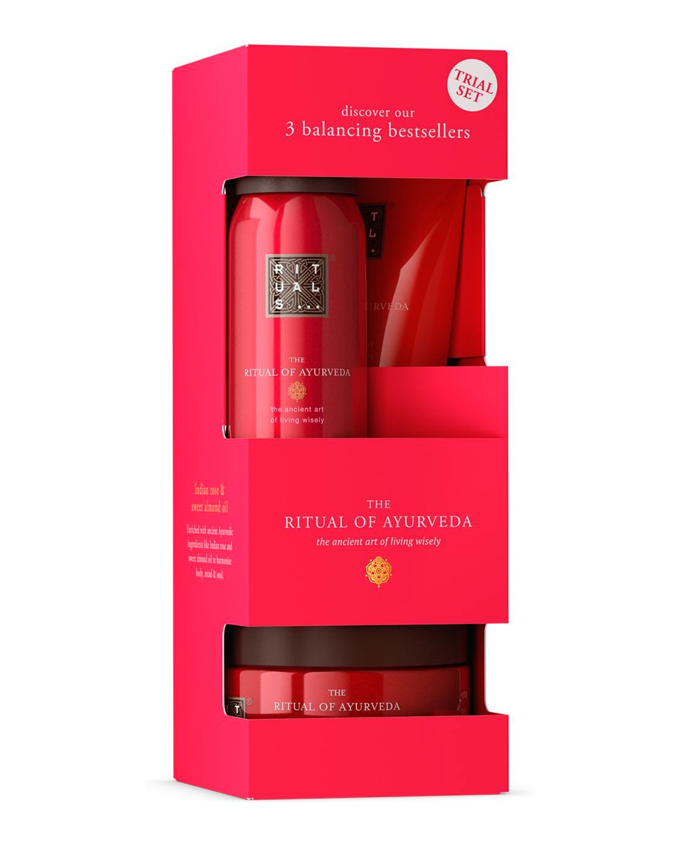 Estuche de regalo Trial Set Ayurveda 2024 Rituals 1