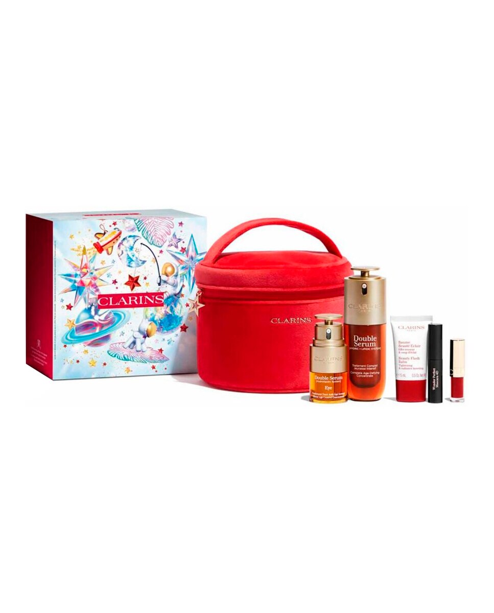Estuche De Regalo Double Serum G-9 + Doble Serum Ojos Clarins 1