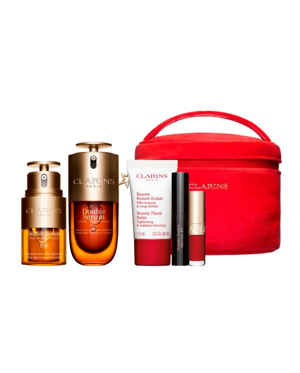 Estuche De Regalo Double Serum G-9 + Doble Serum Ojos Clarins 2