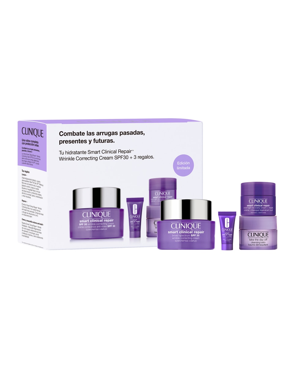 Clinique - Estuche De Regalo Rutina Completa Crema Con Protección Solar Smart Spf 30 Clinique.