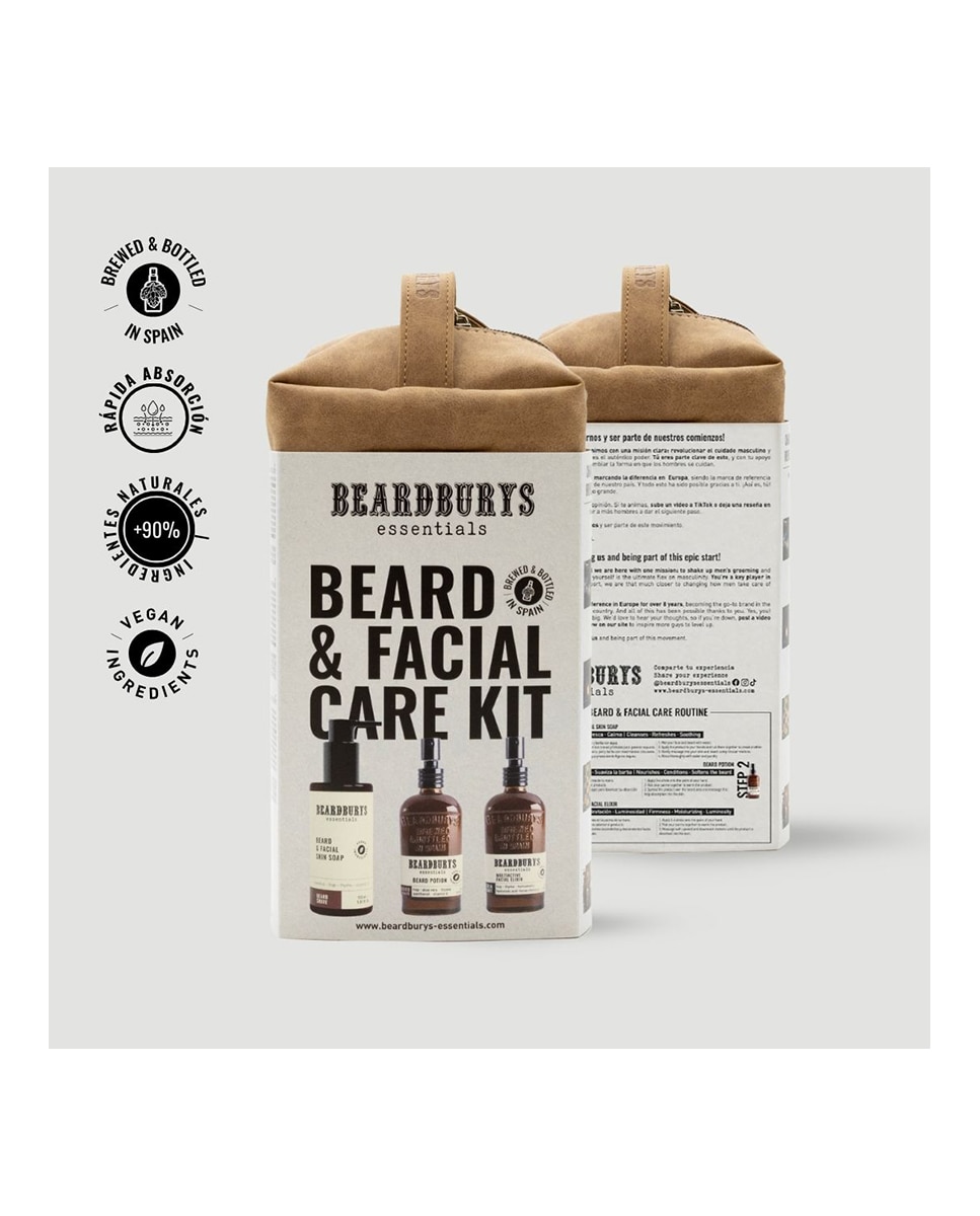 Estuche Regalo Beard & Facial Care Beardburys Essentials 2
