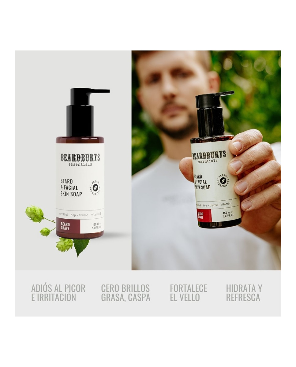 Estuche Regalo Beard & Facial Care Beardburys Essentials 4