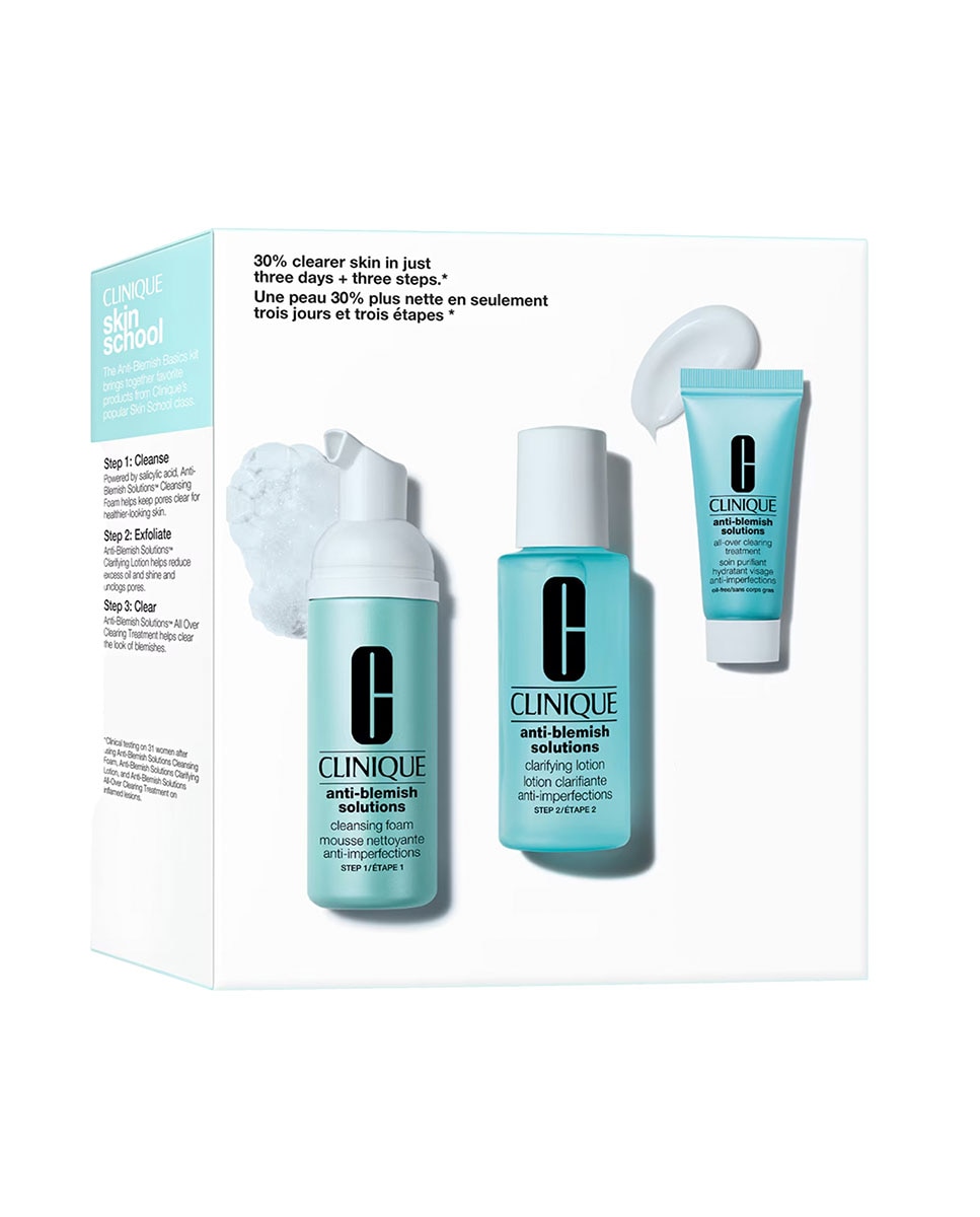 Estuche Regalo Rutina para piel grasa Anti-Blemish Solutions Clinique 1