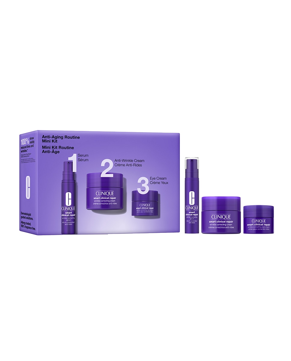 Clinique - Estuche Regalo Rutina Anti-Edad: Mini Kit Smart Clinical Repair Clinique.