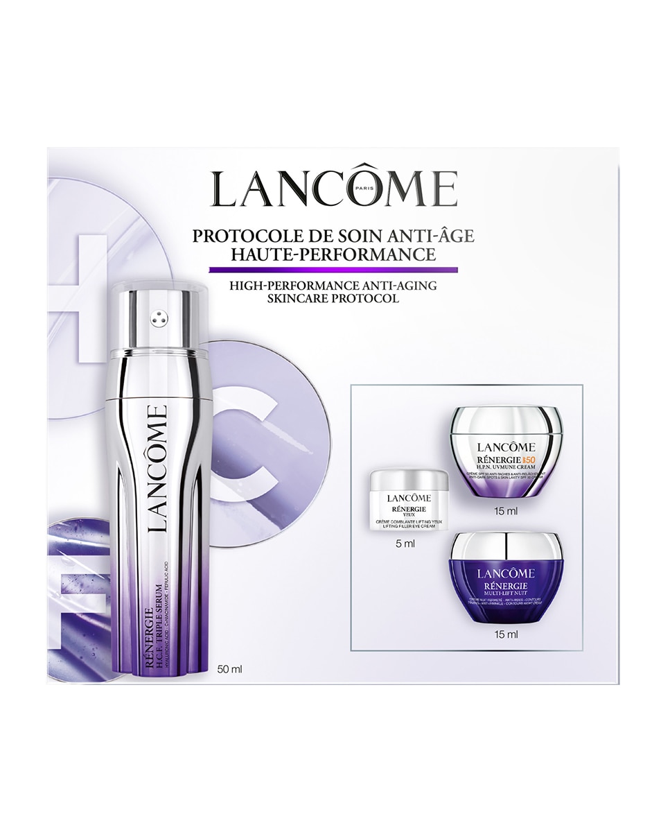 Imagen 0 de Estuche Regalo Rutina Rénergie H.C.F Triple Serum Lancôme