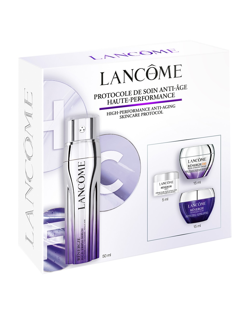 Estuche Regalo Rutina Rénergie H.C.F Triple Serum Lancôme 2