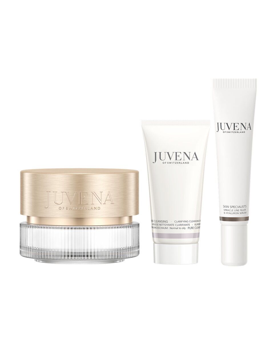 Juvena - Estuche de regalo MIRACLE CREAM+FOAM30ML+LINE FILLER 10ML Juvena.