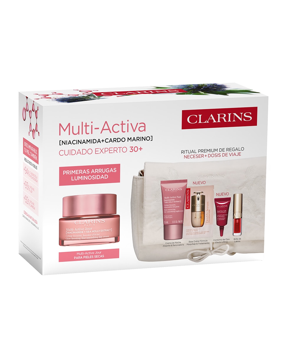 Imagen 0 de Estuche de regalo Cofre Experto Multi-Active Día Pieles Secas Clarins
