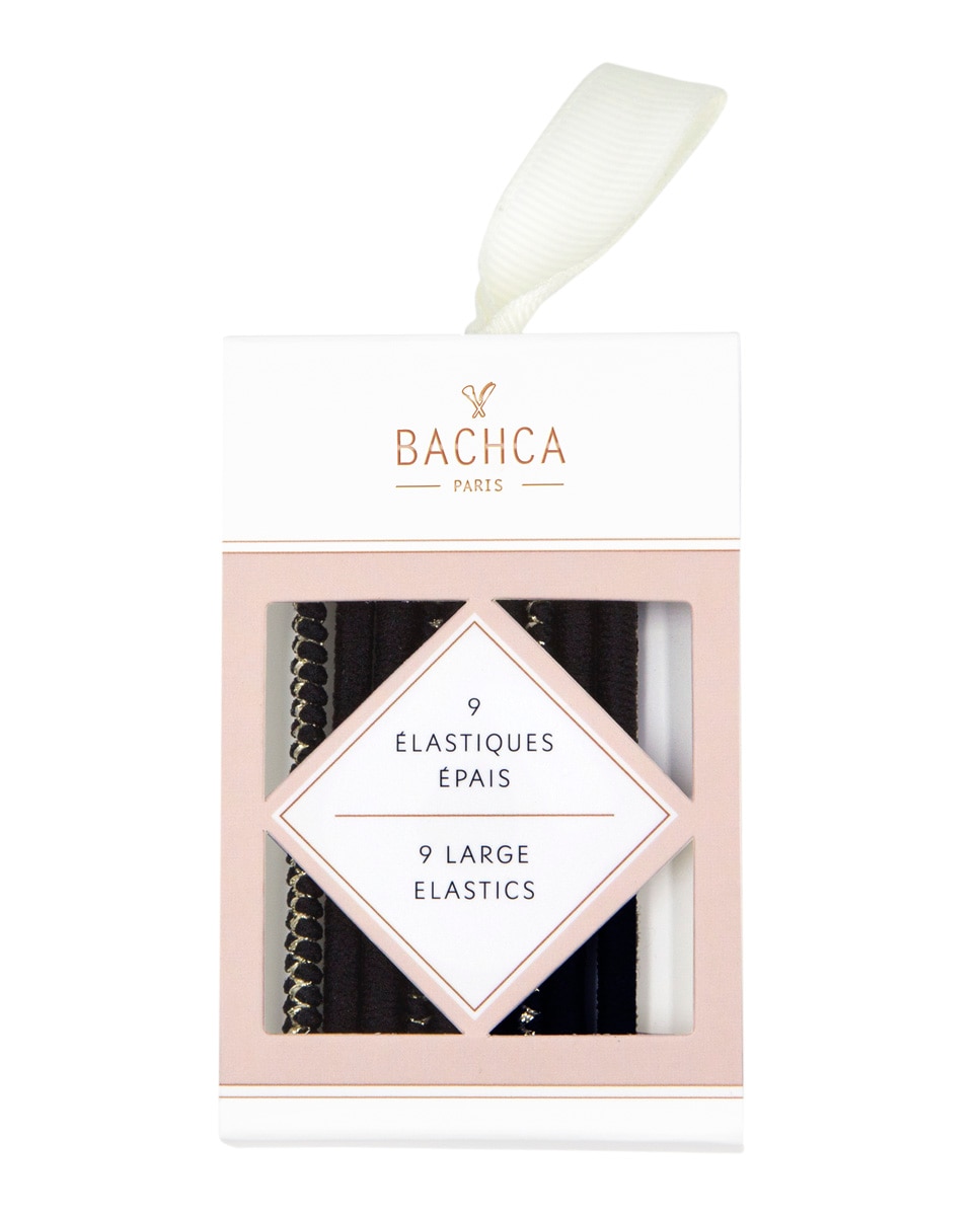 Elásticos grandes negro y oro x9 Bachca 2