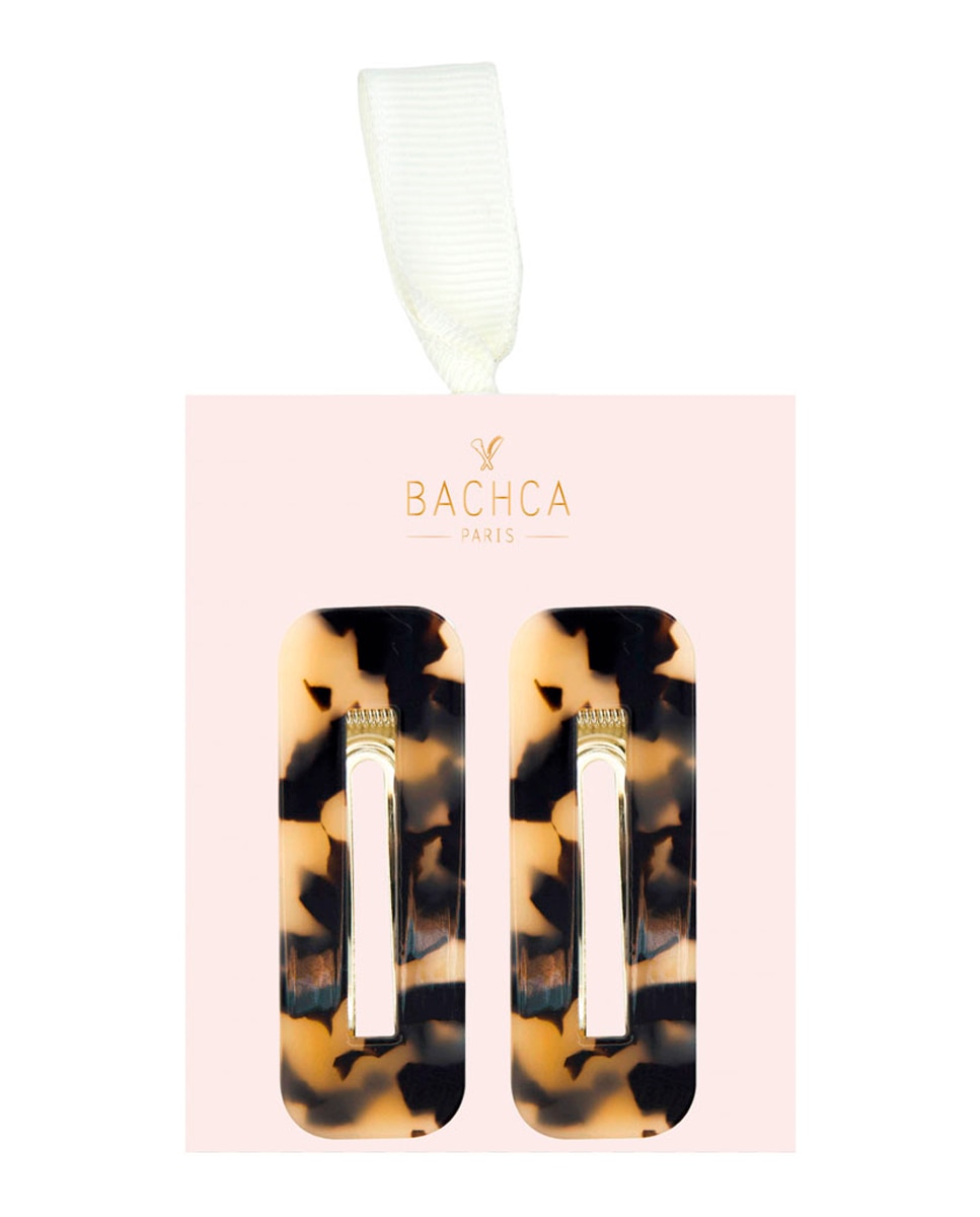 Bachca - Estuche de Regalo 2 Pasadores Acabado Carey Bachca.
