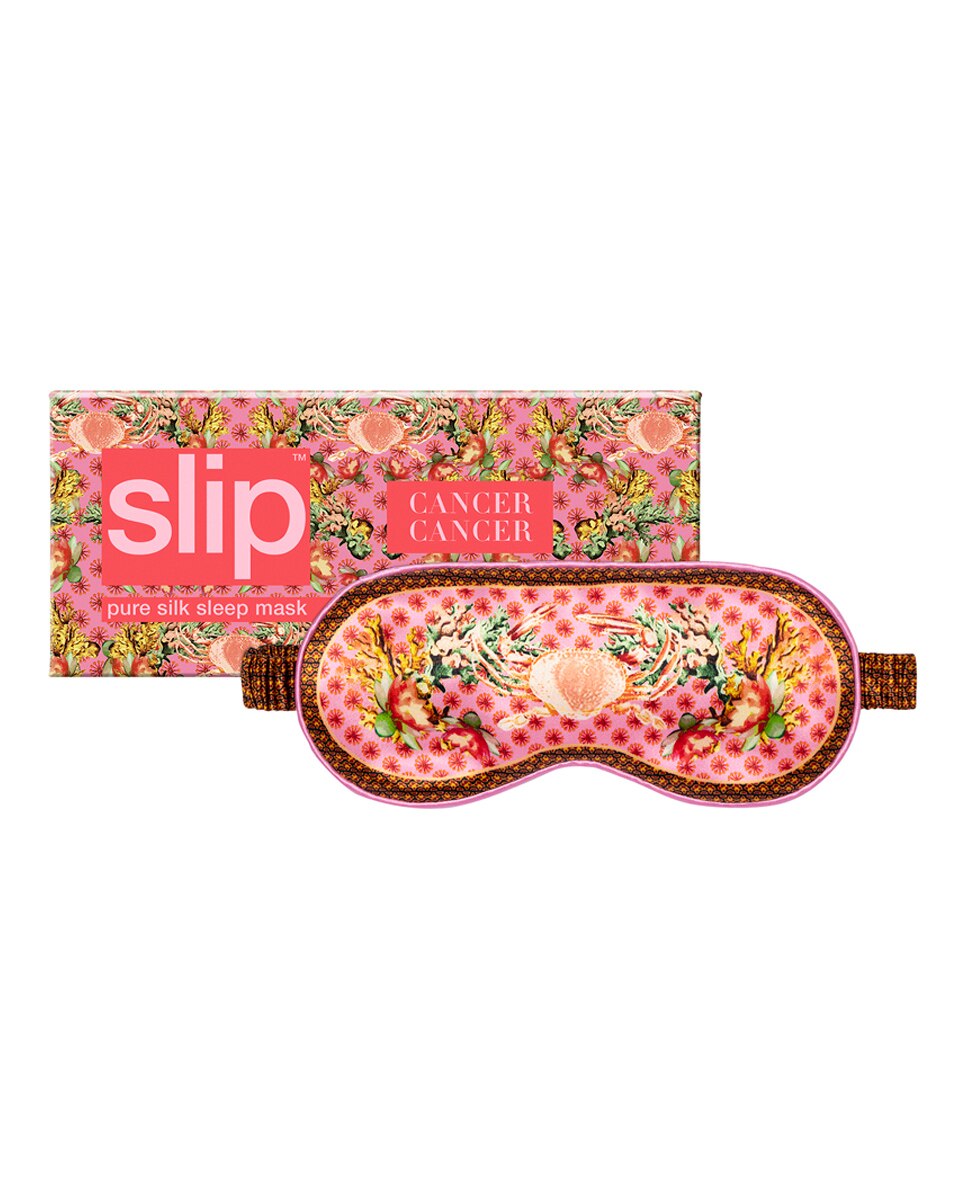 Imagen 0 de Máscara Para Dormir De Seda Pura  Zodiaco  Cáncer Slip cáncer