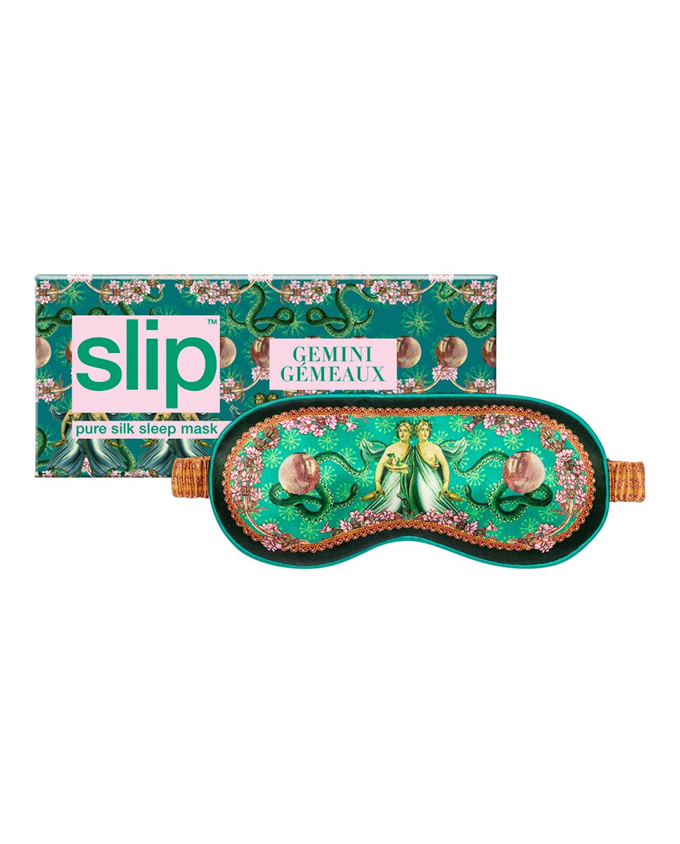 Imagen 0 de Máscara Para Dormir De Seda Pura  Zodiaco  Géminis Slip géminis