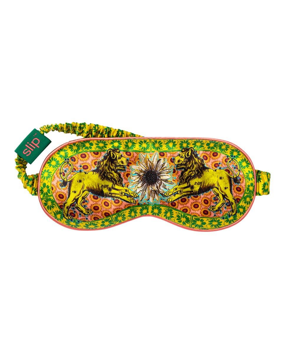 Máscara Para Dormir De Seda Pura Zodiaco Slip - leo leo-4