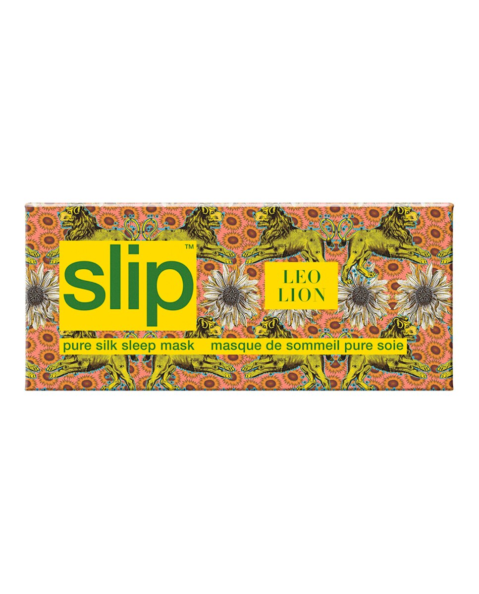 Máscara Para Dormir De Seda Pura Zodiaco Slip - leo leo-6