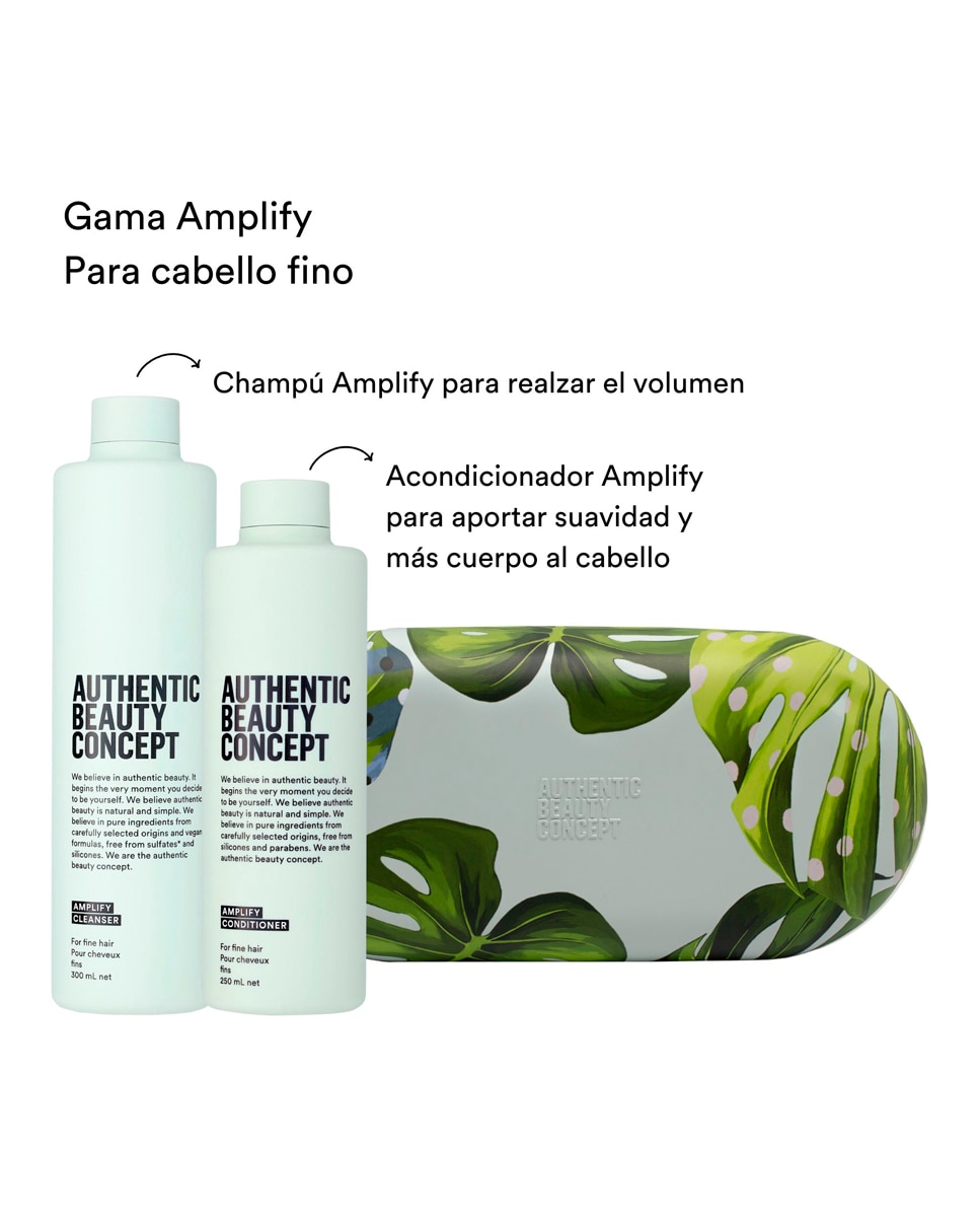 AUTHENTIC BEAUTY CONCEPT AMPLIFY2個セット Estuche Regalo Wouf Amplify Authentic Beauty Concept · El Corte Inglés