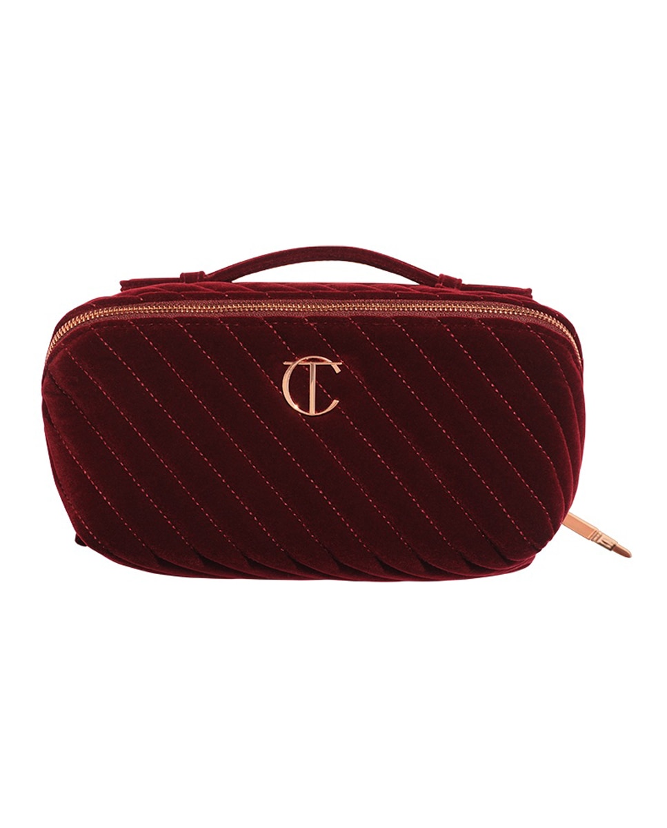 Charlotte Tilbury - Organizador de Maquillaje Velvet Make Up Bag Grande Charlotte Tilbury.