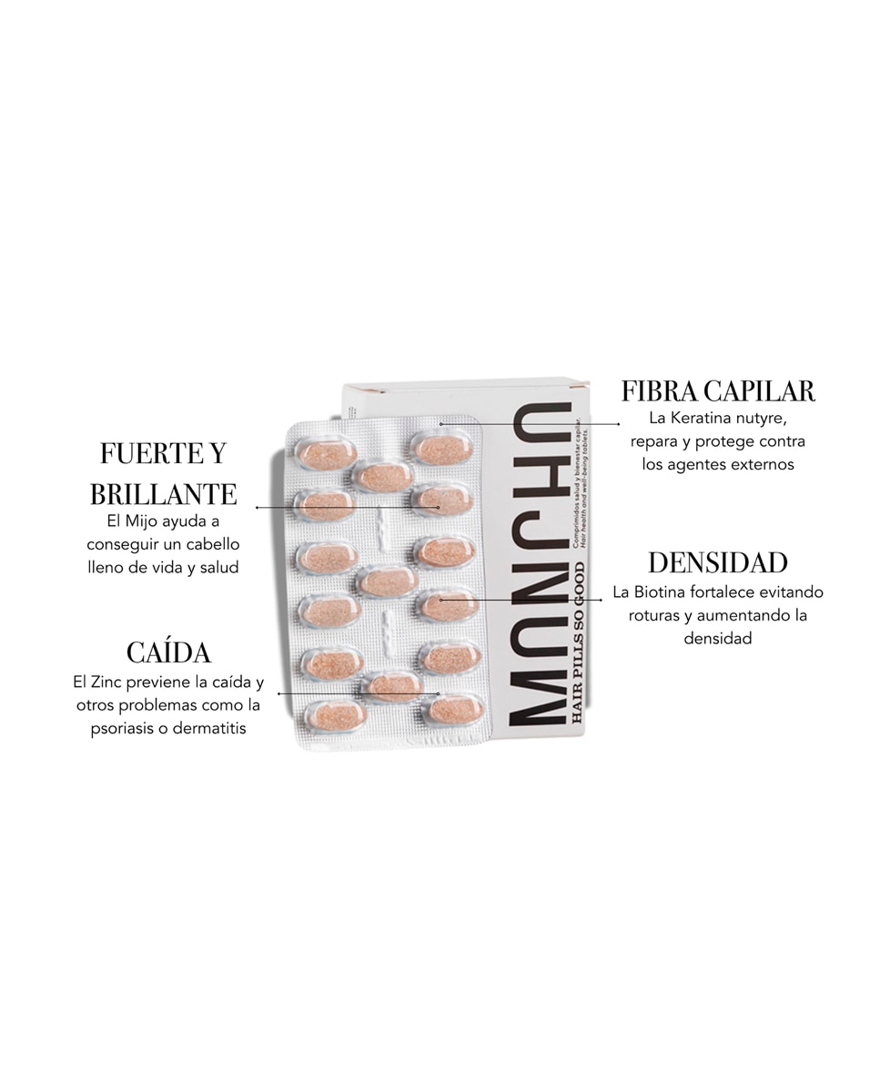 Complemento alimenticio para el crecimiento capilar 25 gr Moncho Moreno 3