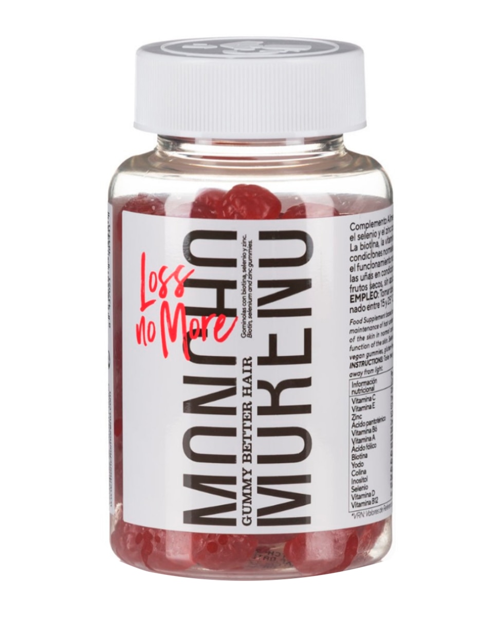 Moncho Moreno - Gominolas con vitaminas y sin azúcar que evitan la caída 139 gr Moncho Moreno.