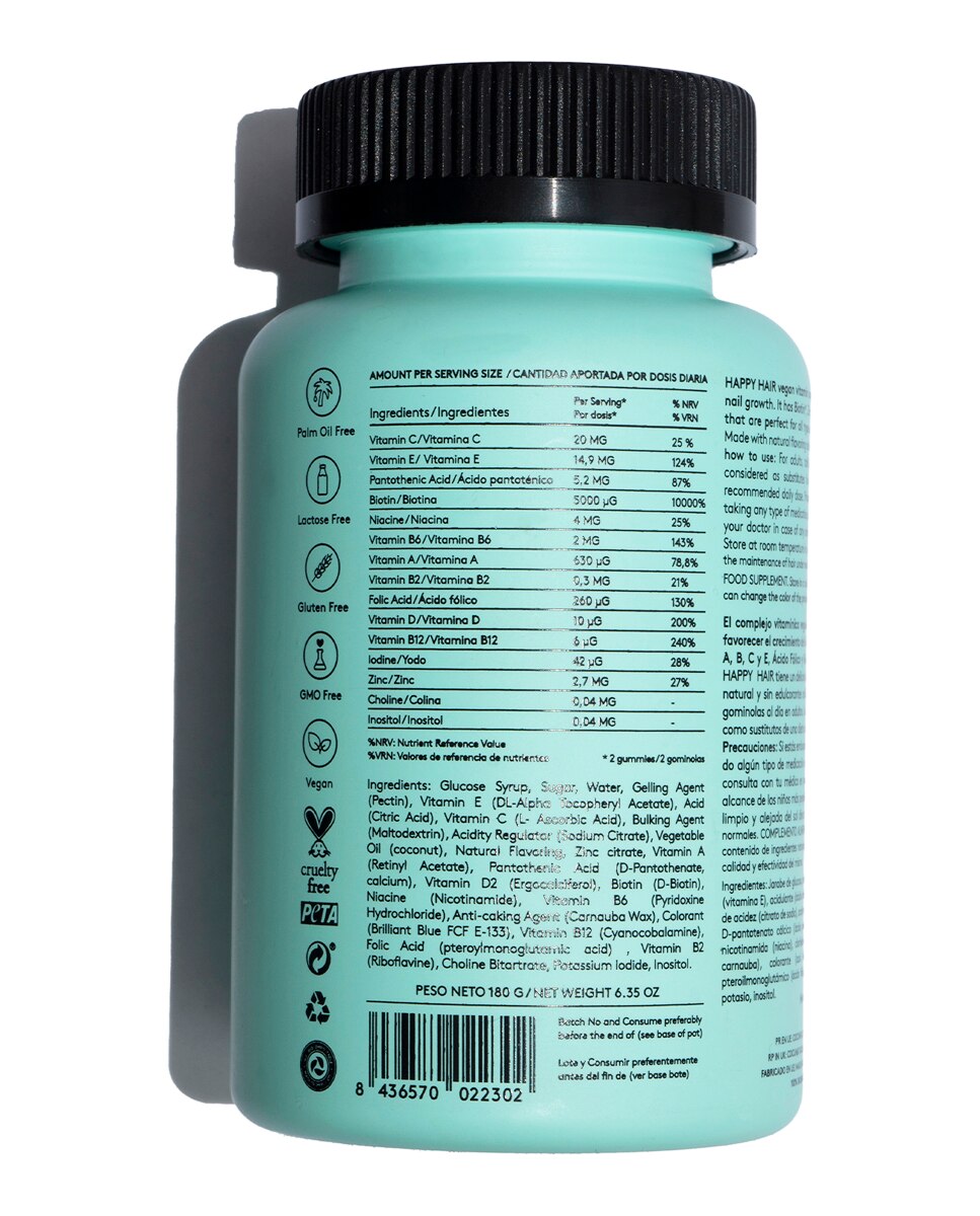 Nutricosmético Happy Hair Cocunat 3