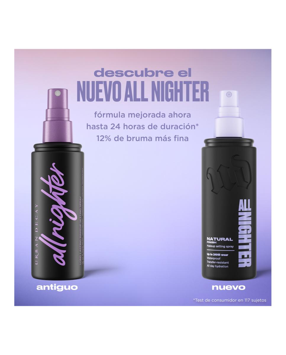 Spray Fijador de Maquillaje Acabado Natural All Nighter 30Ml Urban Decay - Natural Finish 30 ml Natural Finish-5